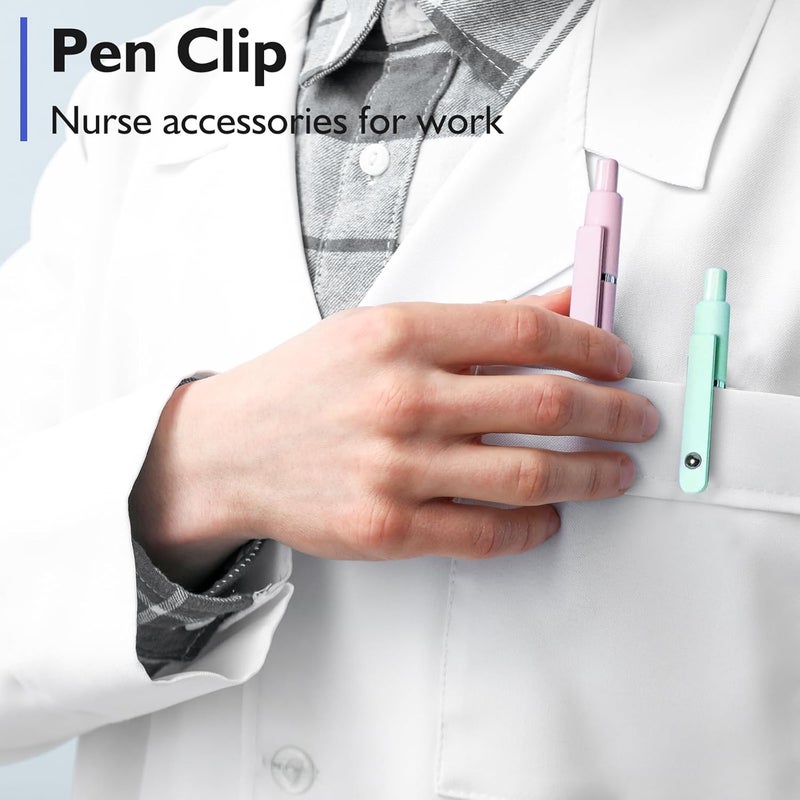 Vanhench 5Pcs Gel Pens, 0.5mm Black Ink Cute Pens for Journaling, Nurse Gifts Accessories for Work, Preppy Stuff & Aesthetic Trendy Stuff, Cool Teen Girl Gifts for 8 9 10 11 12 13 14 Year Old Girl - Image 3